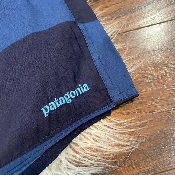 Patagonia Vintage Blue Striped Bathing Suit swim trunks - Picture 5 of 6